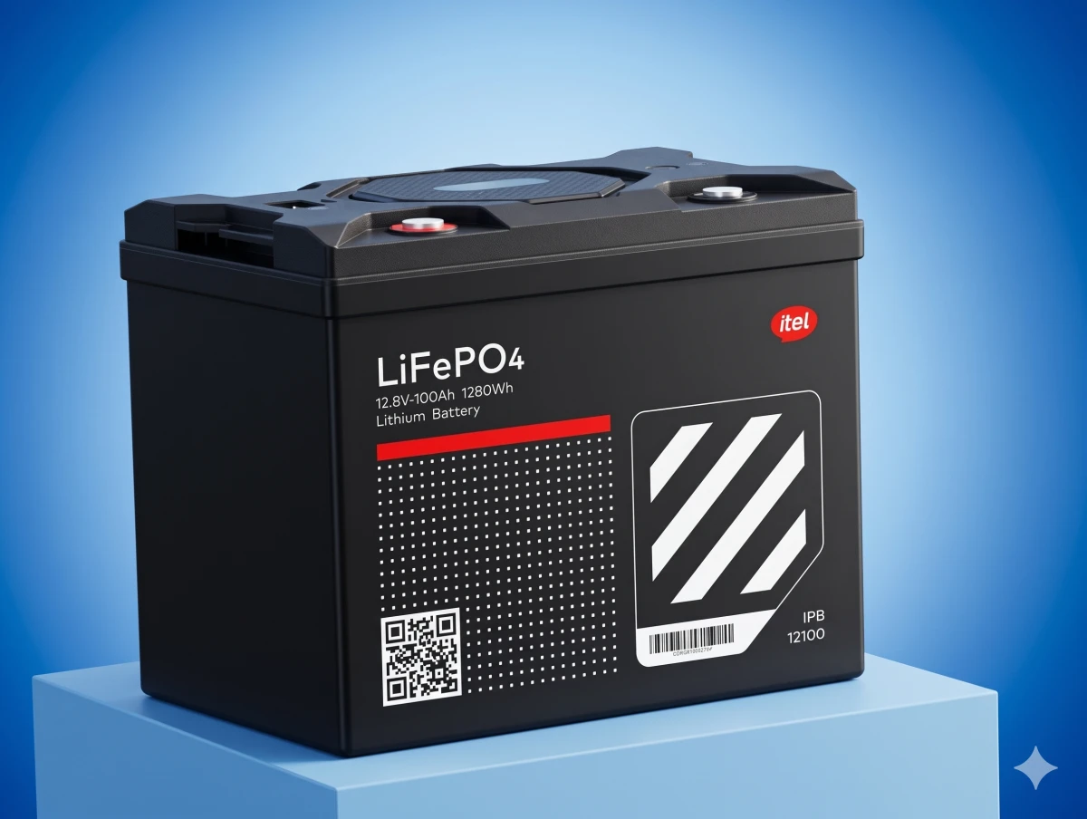 100AH/12V ITEL LITHIUM BATTERY (1280WH)